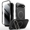 Supcase IBLSN Ares Flip Mag MagSafe Etui do iPhone Air Osłona Aparatu Czarne
